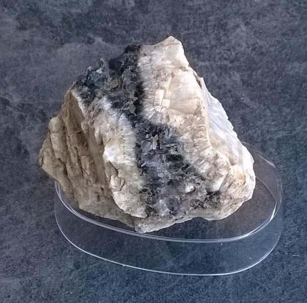 Morion drúza s ametystem 109 g (Česká Republika) (X1460)