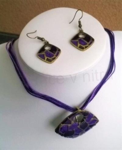 Souprava šperků choker s náušnicemi (BS110)