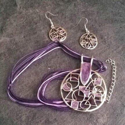 Souprava šperků choker s náušnicemi (BS111)