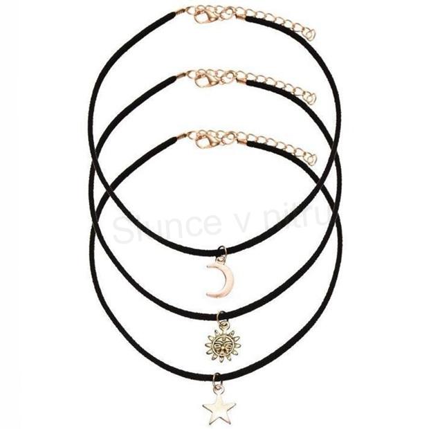 Náhrdelník choker měsíc (BD17)