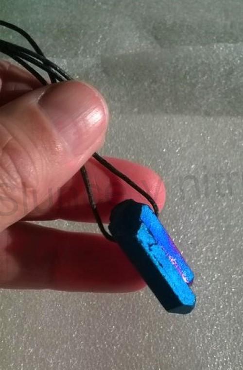 Minerální náhrdelník Aqua Aura Titanium (X1482)
