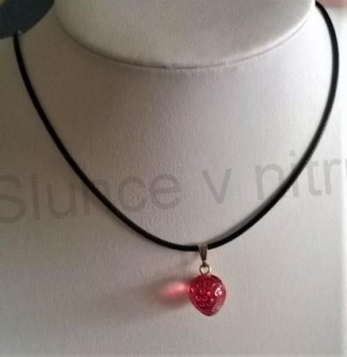Náhrdelník s přívěškem jahoda, jahůdka (BD661)