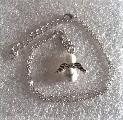 Minerální náhrdelník Anděl – magnezit (X1490)