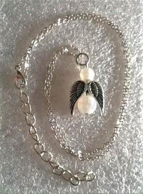 Minerální náhrdelník Anděl – dračí achát (X1493)