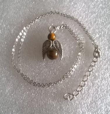 Minerální náhrdelník Anděl – tygří oko (X1502)