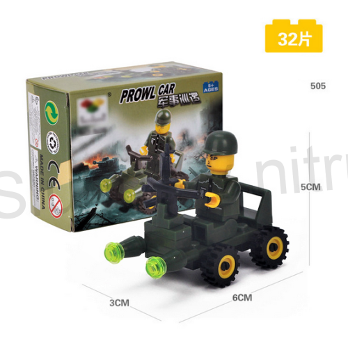 Stavebnice lego voják (D12)