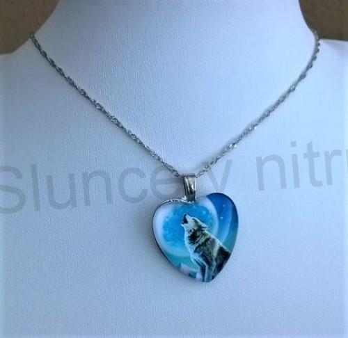 Náhrdelník s přívěškem Vlka (BD674)