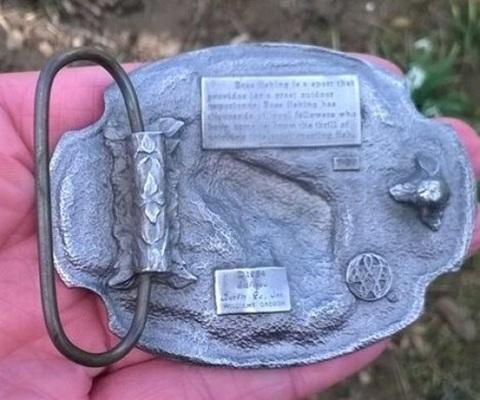 Rybářská přezka, spona na opasek (H443)