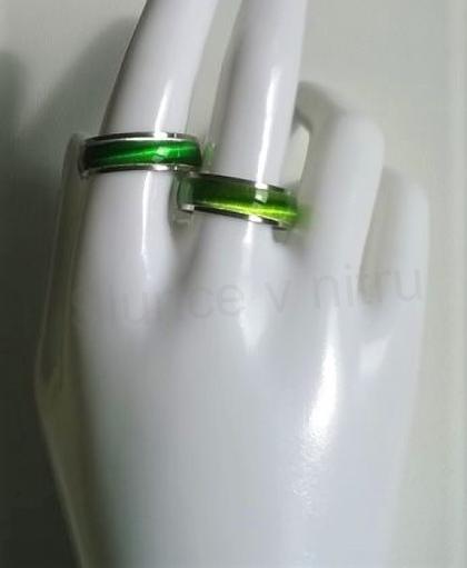 Minerárlní prsten kočičí oko velikost 65 (X1552)