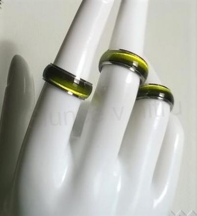 Minerárlní prsten kočičí oko velikost 53 (X1553)