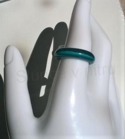 Minerální prsten Kočičí oko velikost 57 (X1565)