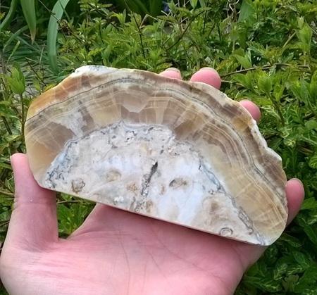 Aragonit řez 445 g (Slovenská Republika) (X1599)