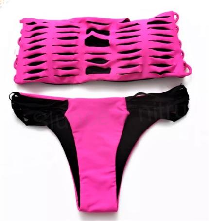 Dámské dvoudílné plavky v sexy stylu M (K232)