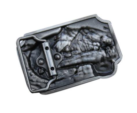 Rybářská přezka, spona na opasek (H448)