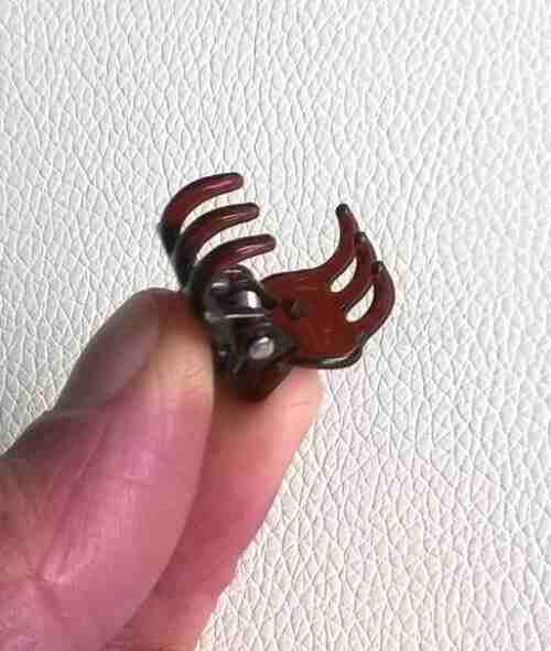 Mini skřipec do vlasů 1,6 x 1,4 cm, 4 kusy sada (H451)