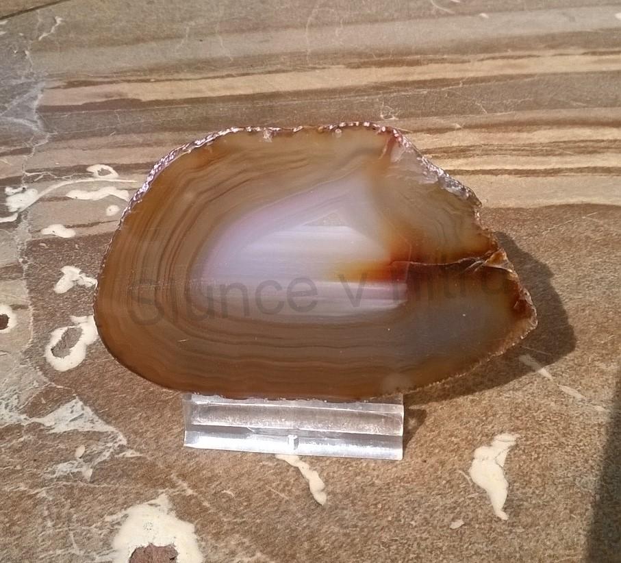 Achát plátek 34g - (Brazílie) (X1634)