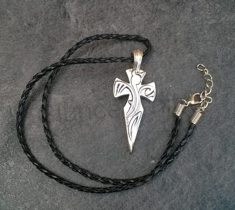 Náhrdelník s přívěškem keltského, vikinského kříže (BD712)