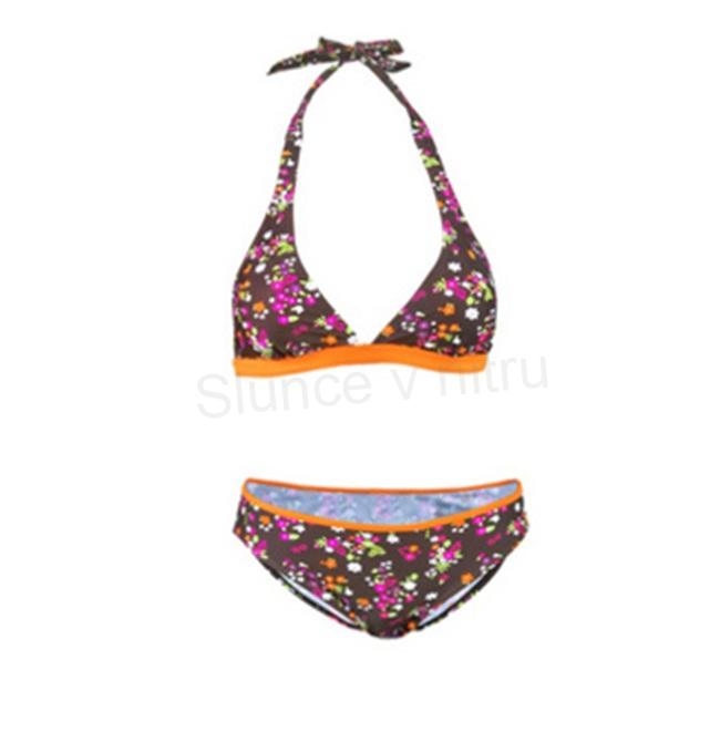 Dámské dvoudílné plavky KVĚTY 36 (K337)
