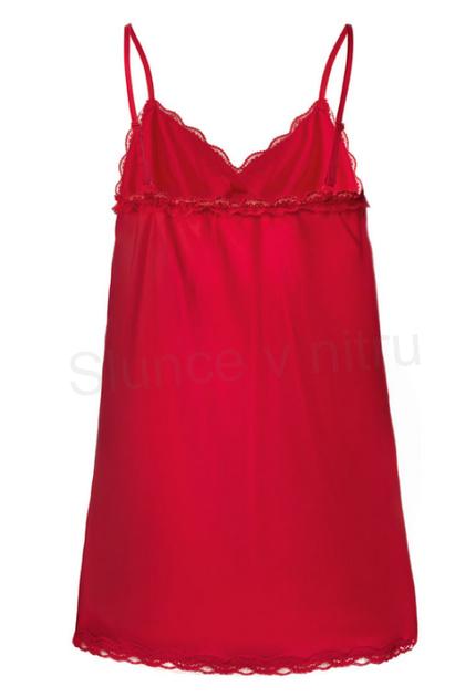 Sexy krajková noční košilka spodní prádlo velikost 40 červená (K343)