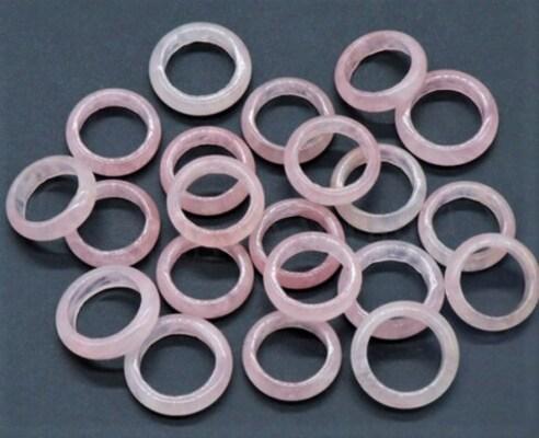 Minerální prsten Růženín velikost 61 (X764)