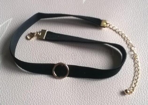 Náhrdelník choker s kroužkem (BD727)