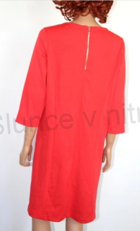 Dámské modní červené šaty velikost 2XL (K352)