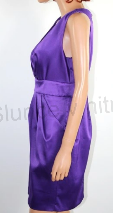 Dámské modní stylové koktejlové šaty velikost XL (K356)