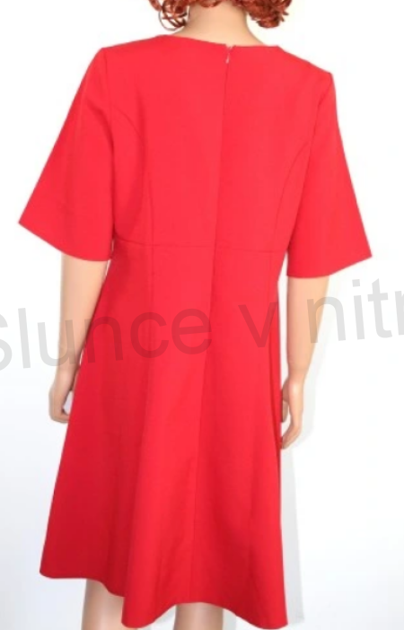 Dámské modní červené šaty velikost XL (K361)