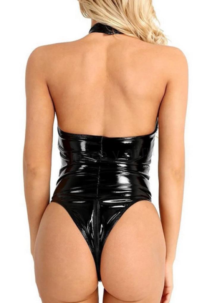 Dámské sexy spodní prádlo – jednodílný zip, velikost 2XL (K364)