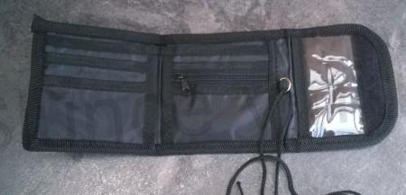 Univerzální peněženka na krk i do kapsy Modrá (J37)