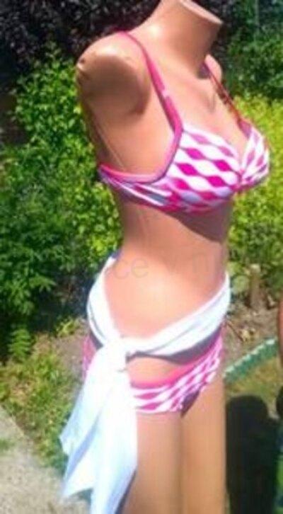 Dámské plavky růžové více velikostí (K378)