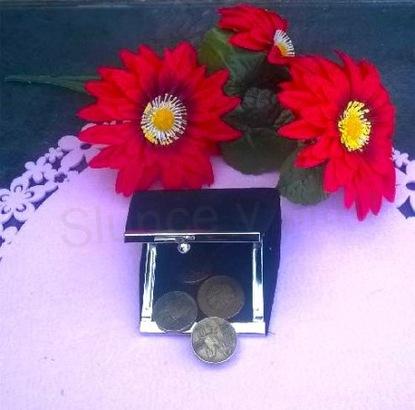 Peněženka na mince semišová 2 barvy (J38)