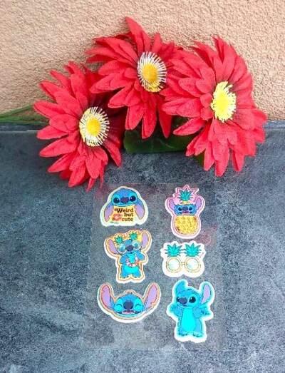 3D dekorace, nálepka, samolepka Lilo Stitch číslo 1 (E864)