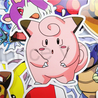 Zvířátka samolepky Pokémon mix 5 ks (E48)