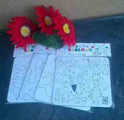 Obkreslovací šablona, šablony zvířátka číslo 7 (E882)