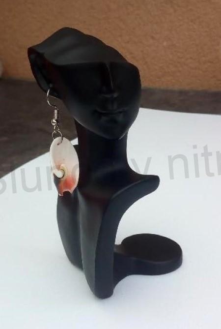 Visací náušnice mořské plody pravá mušle více balení (X1755)