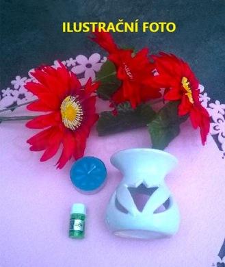 Keramická aromalampa sada olej a vonná svíčka (CH43)