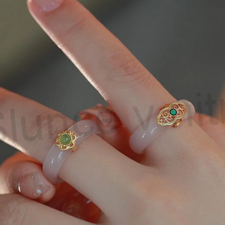 Dámský jemný prsten z pryskyřice (BP415)