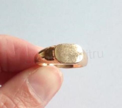 Jemný modní pečetní prsten velikost 57 (BP421)