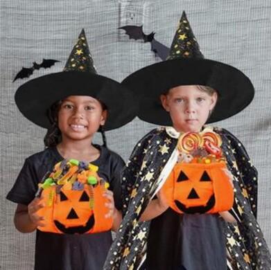 Dětský čaroděj kostým s kloboukem věk 3 - 12 let (W215)