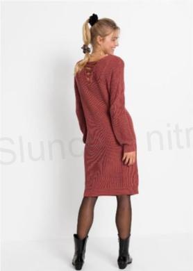 Dámské úpletové šaty velikost M (K448)