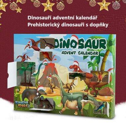 Velký adventní kalendář dinosaurus (D918)