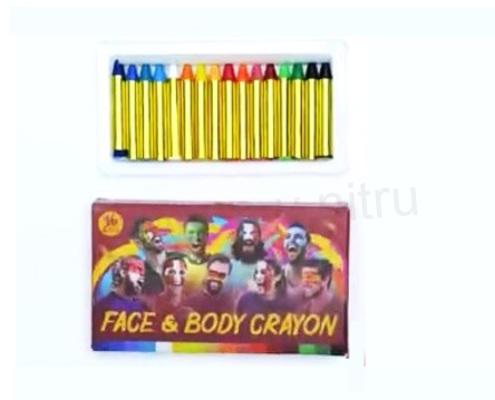 Barvy na obličej a tělo 16 barev (E904)