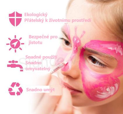 Barvy na obličej a tělo 12 barev - paletka (E906)