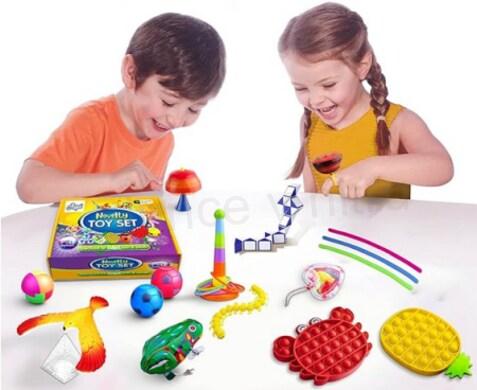 Sada Fidget s Pop it Toys, sada senzorických hraček (D922)