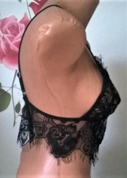 Dámské prádlo krajkové černé (K468)