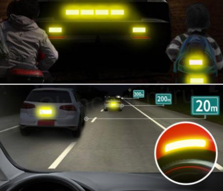 Samolepicí reflexní páska, samolepka (E907)