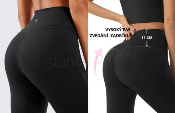 Dámské push up legíny s vysokým pasem – velikost L (K492)