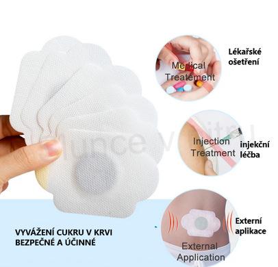 Náplast pro diabetiky, snížení hladiny cukru v krvi 6 kusů v balení (F67)