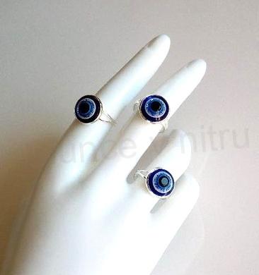 Nastavitelný prsten oko z nerez oceli - 12 mm (BP431)